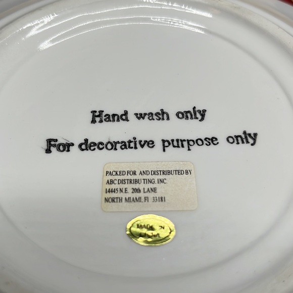 Set of 2 CHRISTMAS THEME Holiday Plates ANGEL And SANTA - Picture 7 of 12